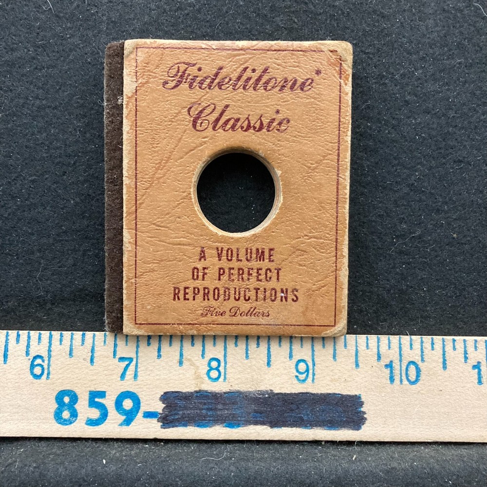 Vintage Fidelitone Classic Replacement Needle Empty Case