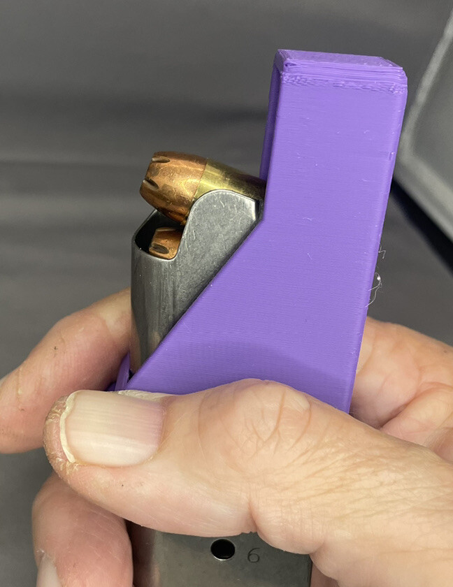 1911 Single Stack .45acp 45 acp .45 Magazine Speed Loader Speedloader -PURPLE