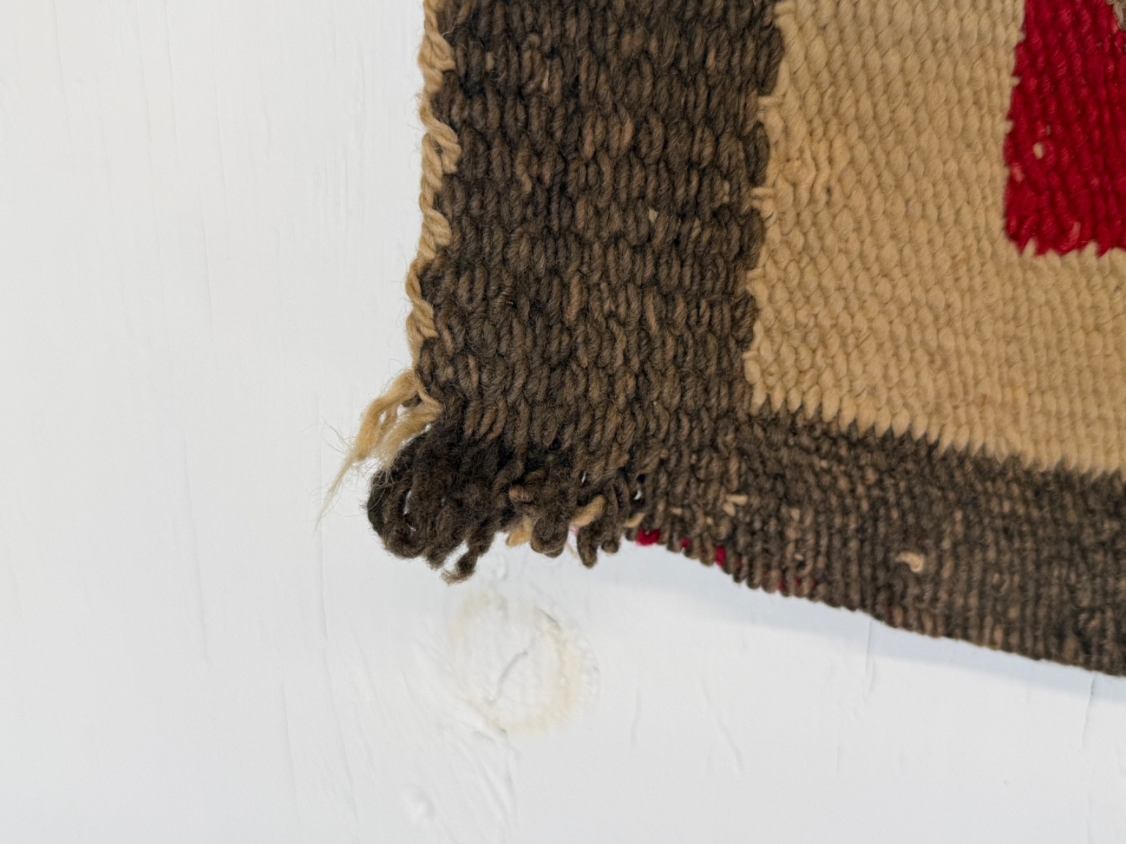 Antique Dazzler Navajo Rug Native American Indian Ganado 53x26" Vintage