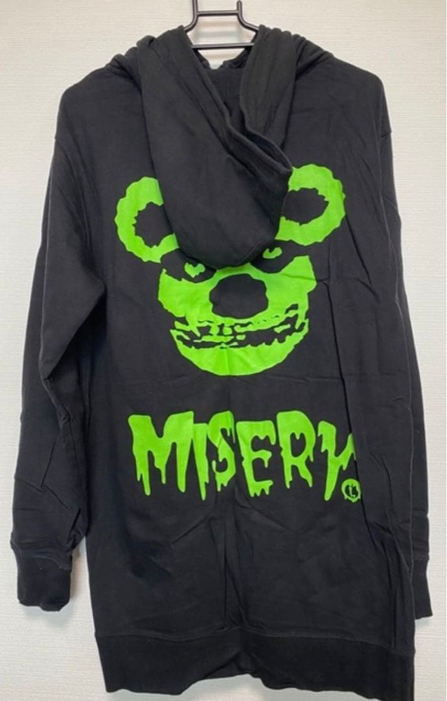 hide MISERY Hooded Parka Black
