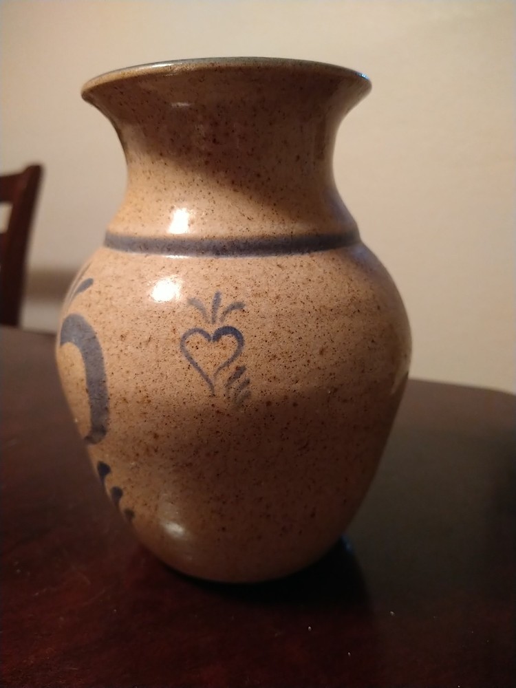 Hand-painted Ceramic Vase 6 1/2"