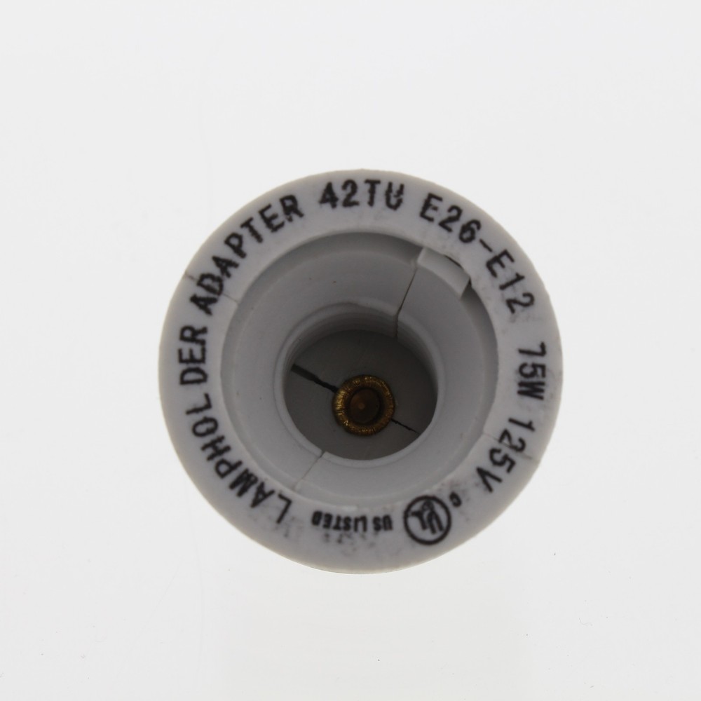 Leviton Socket Adapter 75W 125V42TU E26-E12 2007