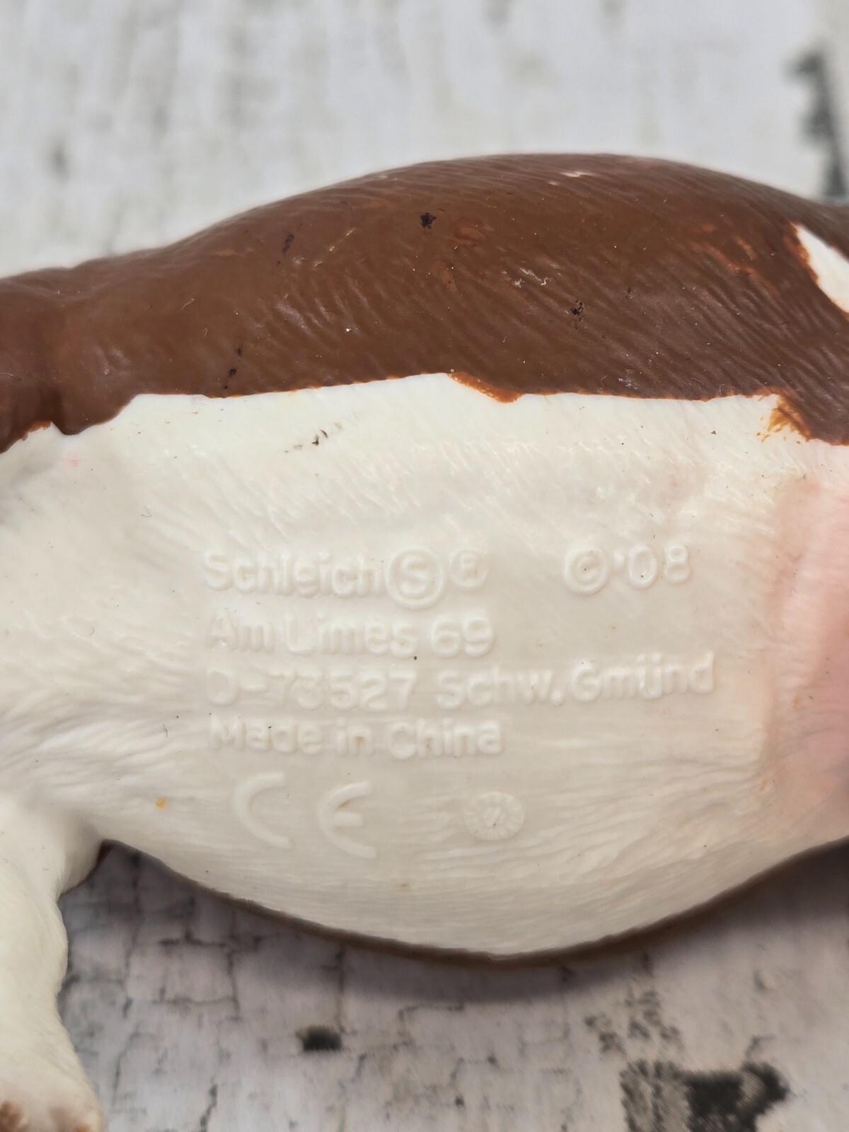 Schleich Dairy Cow Farm Animal D73527 Brown and White