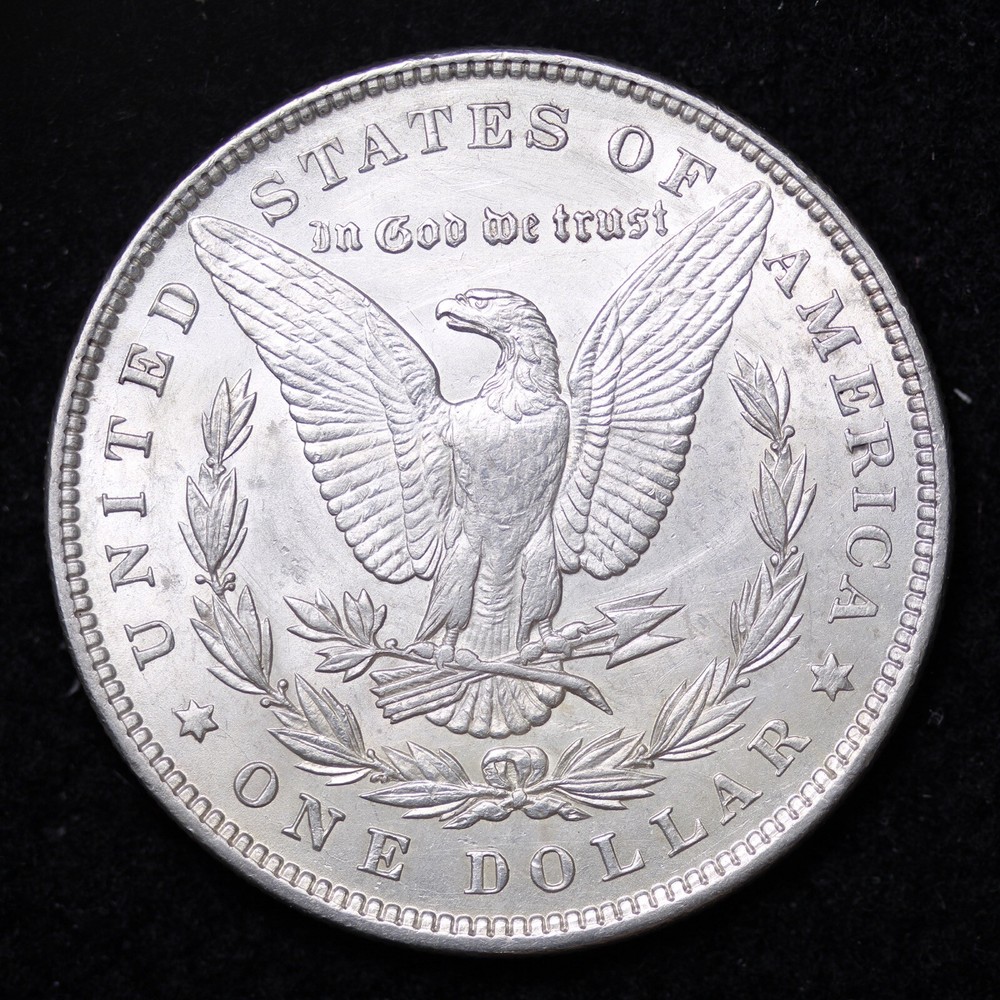 1896 Silver Morgan Dollar GEM BU B040