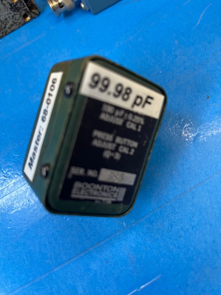 1P BOONTON ELECTRONICS 71-1A DIRECT CAPACITANCE STANDARD 99.98PF