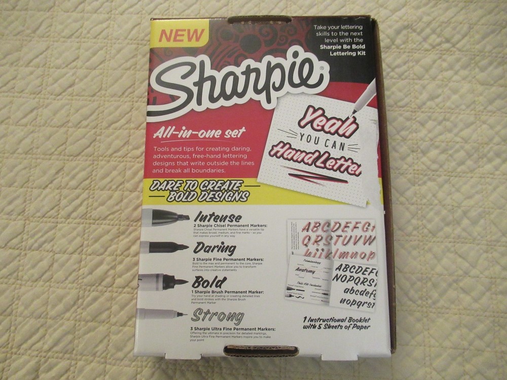Sharpie Be Bold Lettering Kit (9 Ct Markers)
