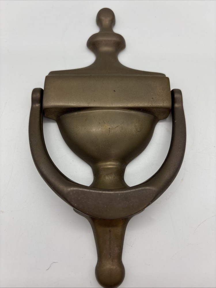 Vintage Brass Door Knocker - Made In Spain 7" Solid Brass