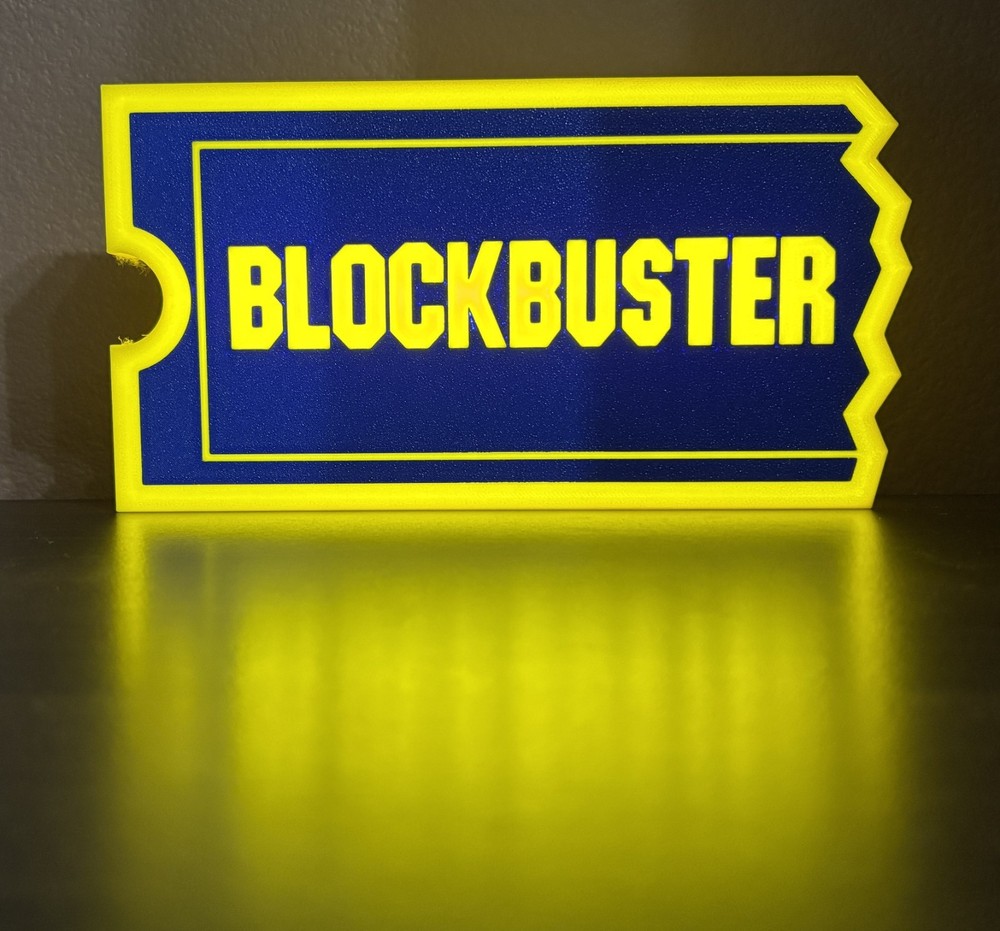 Blockbuster LED sign