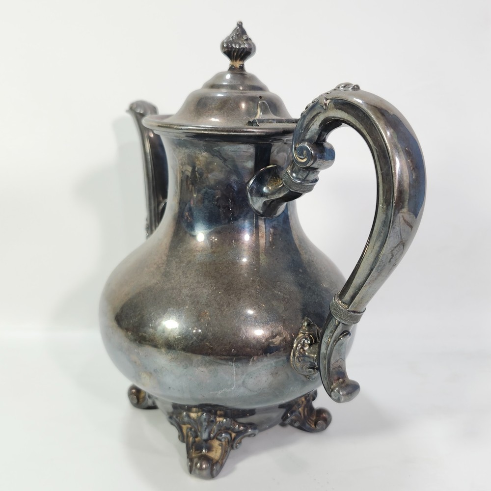 Reed Barton Regent 5600 Silverplate Teapot Benedict EPNS Sugar Cream Bowl 3pc