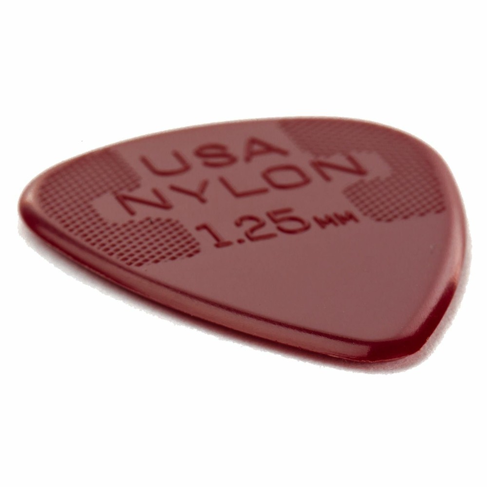 Dunlop 44P1.25 Nylon Standard 1.25mm Guitar Picks, 12 Pack