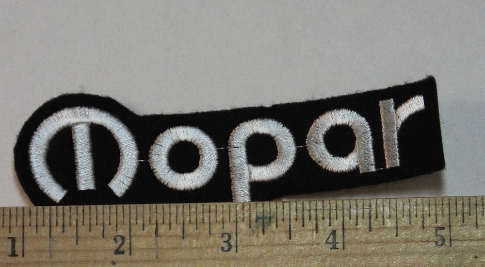 Mopar  Iron-on Embroidered Patch 4"