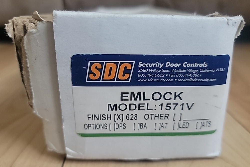 SDC 1571VD Emlock 628 Security Door Control Electromagnetic Lock USA NEW READ