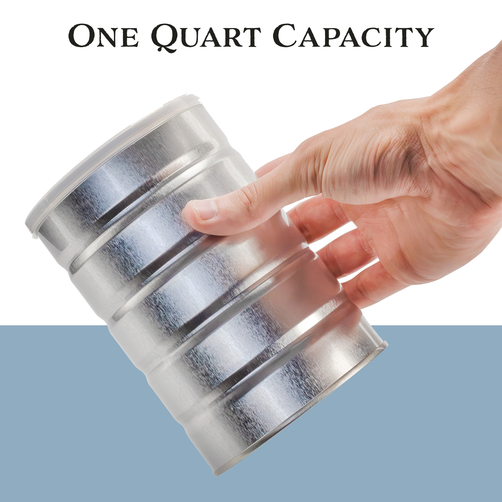 Empty Coffee Cans 4pk, Metal Cans for Kitchen Storage, Baking, Coffee Packaging