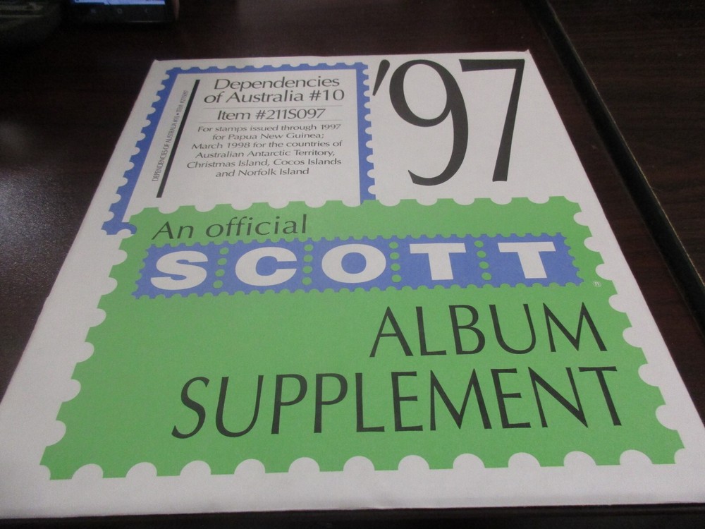 "SCOTT" Dependencies of Australia #10,  ALBUM  SUPPLEMENT  W/FREE SHIPPING!!