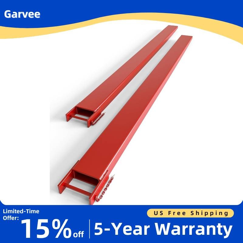 5500LBS Heavy Duty Forklift Extensions 96" 5.3" Width 1 Pair
