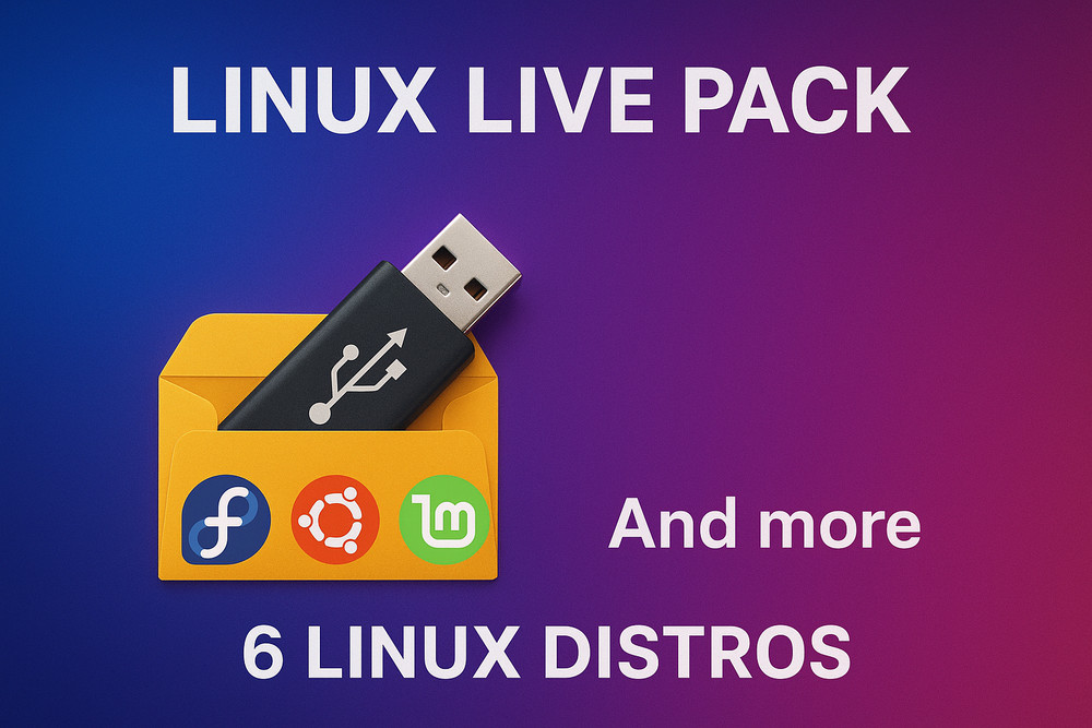 Linux Multi-Boot USB|6-in-1 Distros Live & Installer|Ubuntu, Mint, and more!