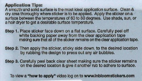 Lighthouse Vinyl Decal with Chrome Border 2 pack
