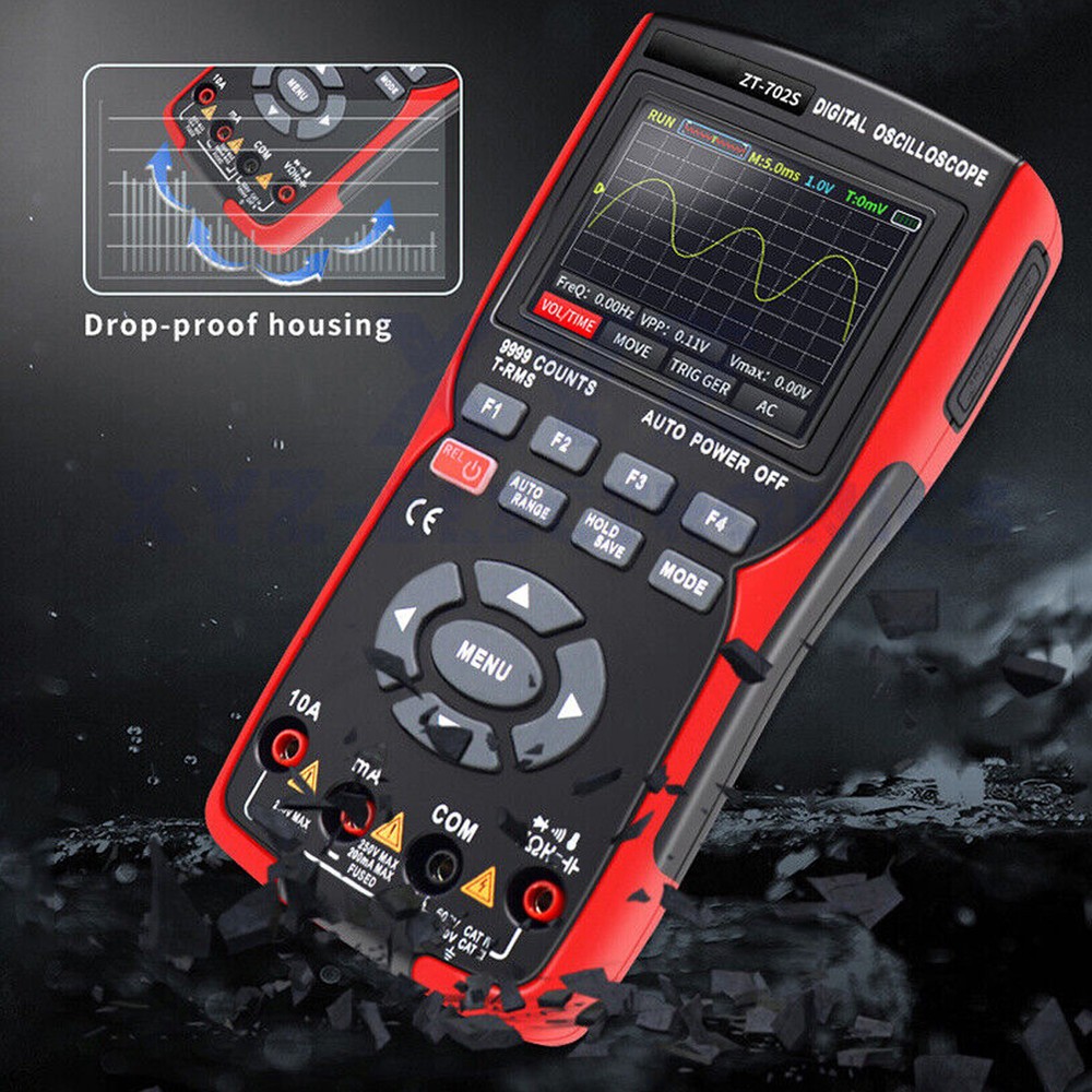 ZT-702S Digital Oscilloscope Multimeter AC/ DC Voltmeter Ammeter Ohmmeter Tools