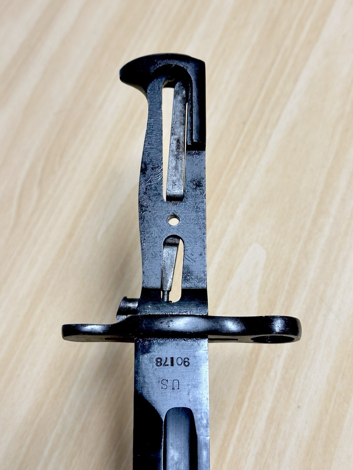 VERY NICE PRE-WWI US M1905 16” BAYONET 1907 ROCK ISLAND ARMORY & US M3 SCABBARD