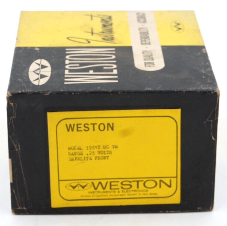 Weston Model 195 Panel Meter .25 Volts