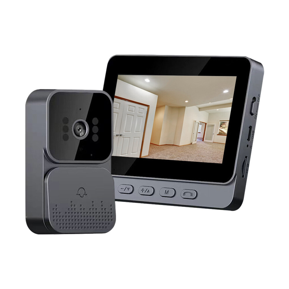 Wireless Security Smart Doorbell Intercom HD Video Camera Door Ring Bell Chime