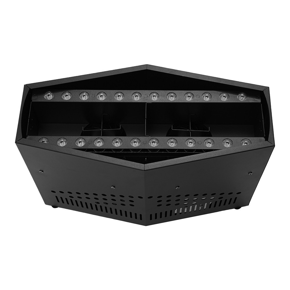 24 LED Flame Fire Light Machine Stage Atmosphere Effect Party Fake Fire Flame
