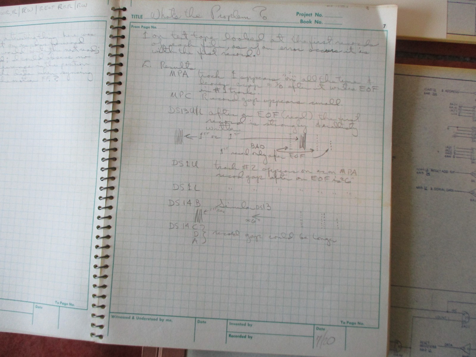 NASA MSFC SPERRY APOLLO/SKYLAB SYSTEMS CHECKOUT LAB BOOK +TECHNICAL/BLUEPRINTS)