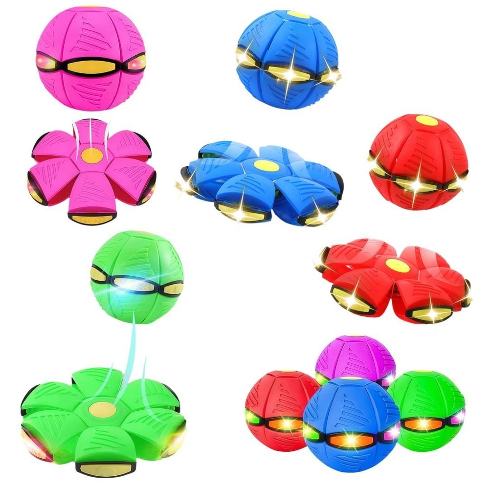 Magic Bouncing Ball, Freely Switchable Magic Meta Ball Toy with Lights