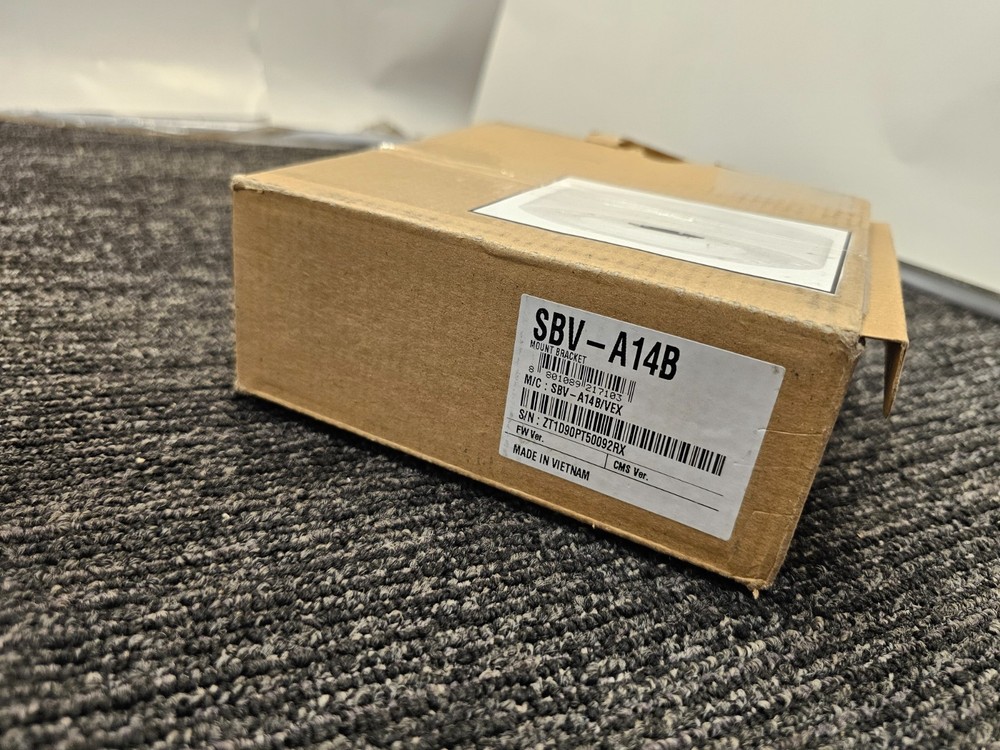 Hanwha Techwin SBV-A14B Wisenet Back Box Mount Bracket White