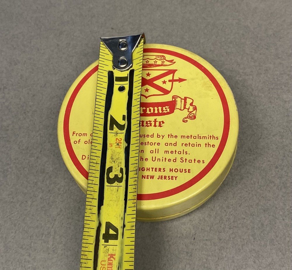 Vintage Hirons Paste Metal Polish Tin