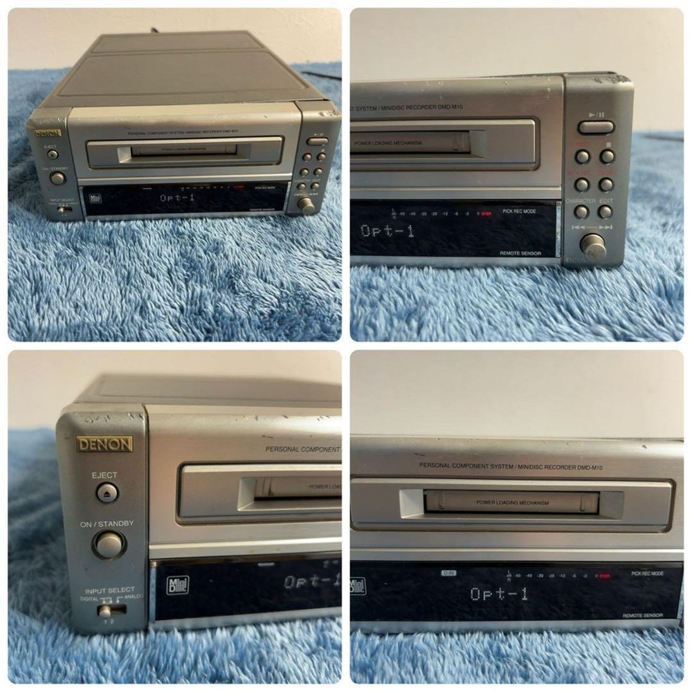 Junk Not Working DENON DMD-M10 Mini Disk MD Recorder Player MD Deck Player