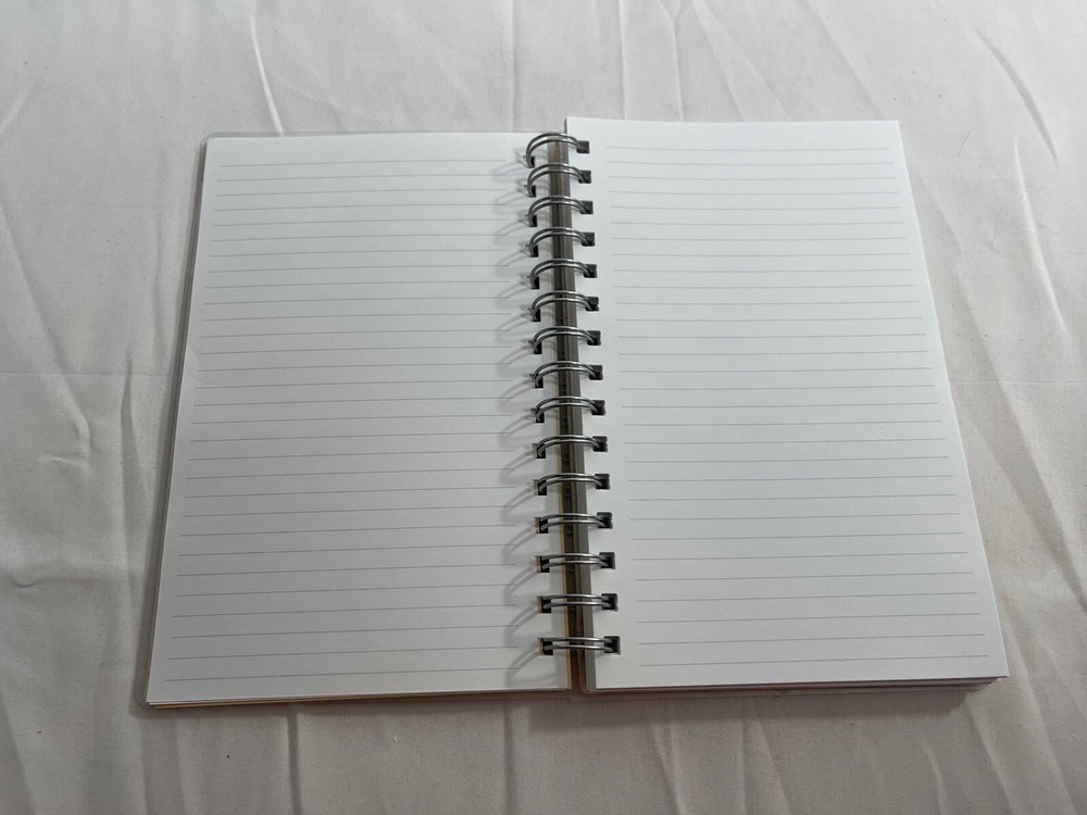 Pressed Leaves Blank 5x7 Lined Journal Unused