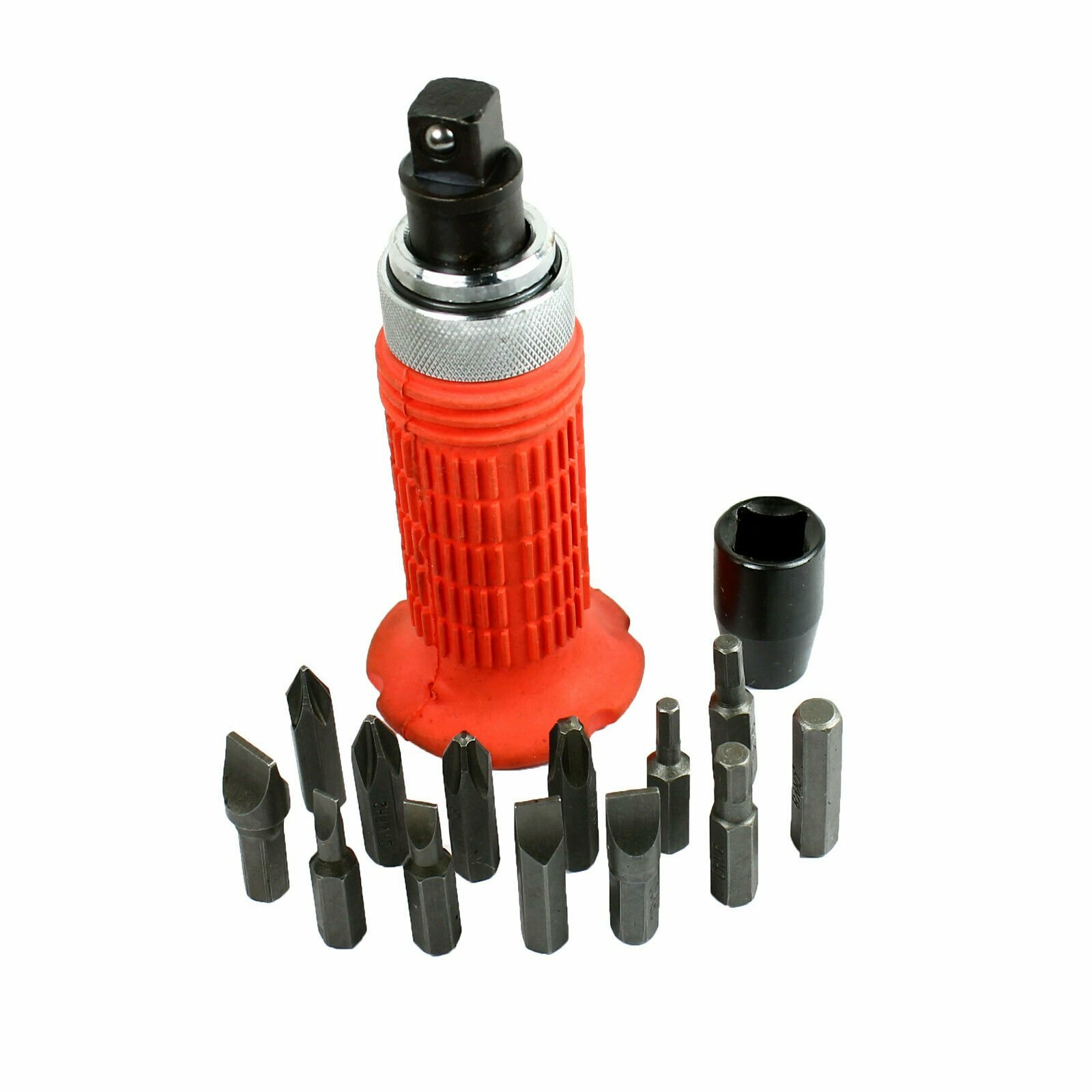 14 Pcs Heavy Duty Impact Driver Bits Screwdriver Set Tool Socket Kit with Case