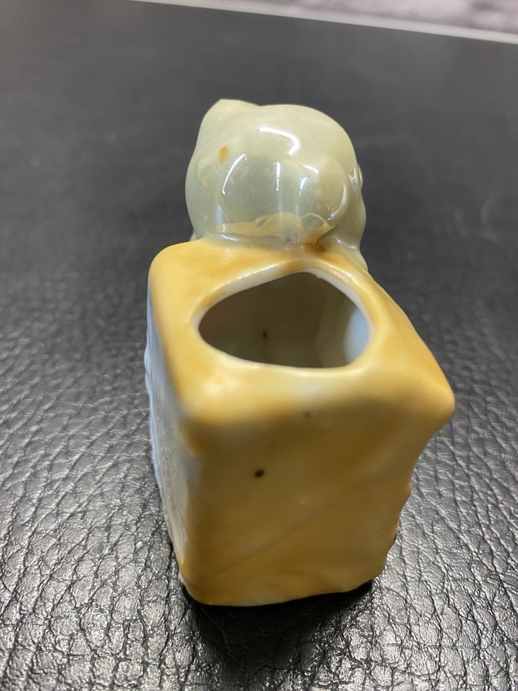 Japan Lustre Pig Toothpick Holder