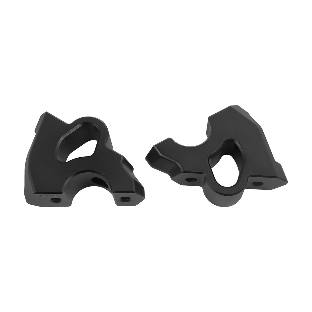 Motorcycle Handlebar Risers Clamp CNC Handle Bar Mount Clamps Black Riser Ins...