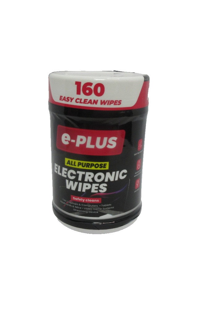 E-Plus for Electronics 160 Count Screen & Surface Cleaning Wipes LCD - Plasma