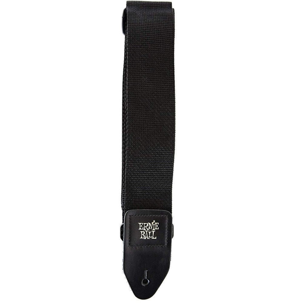 Ernie Ball Guitar Strap Polypro Black Nylon Wide Value 3 Pack Bundle