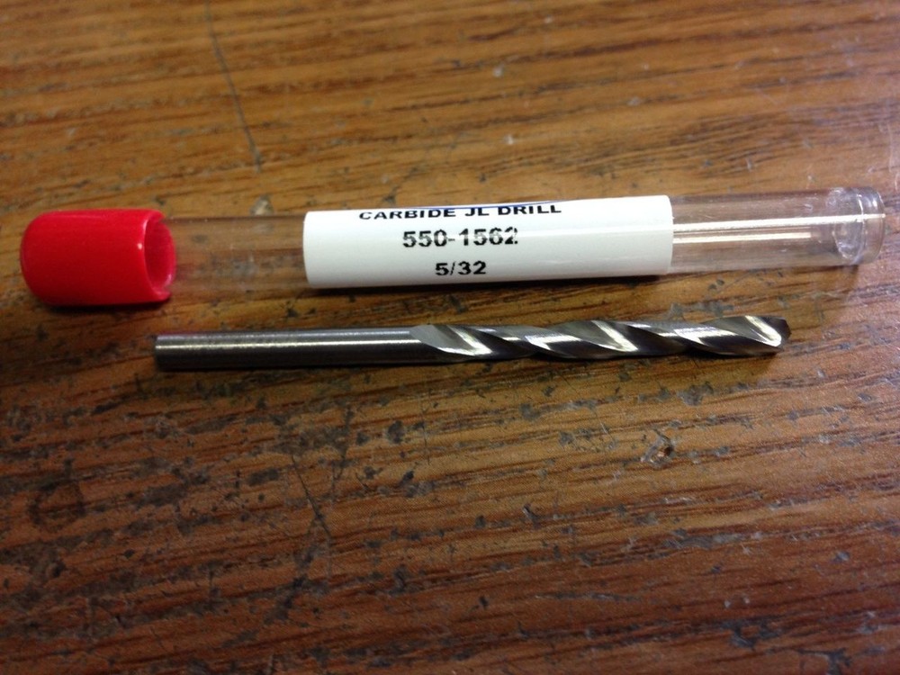 .1562" 5/32" Carbide Standard Length Drill