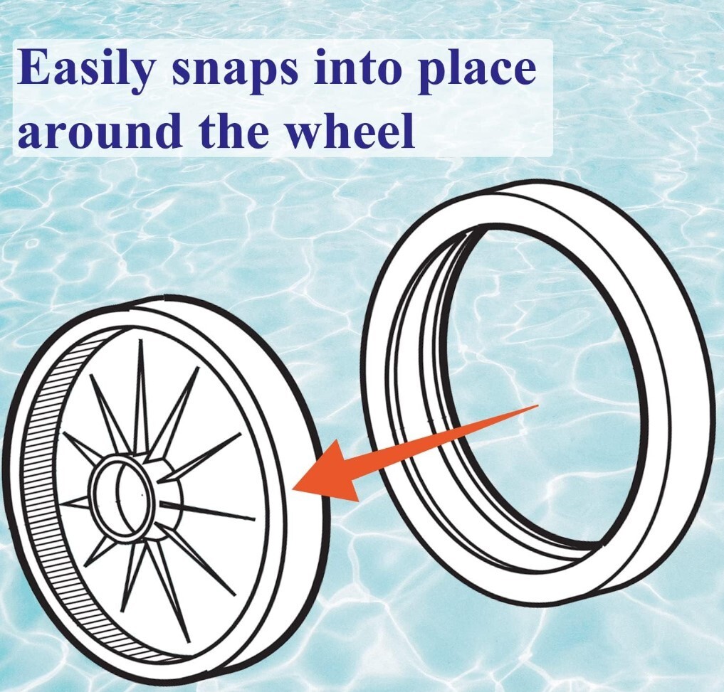 3 PK Pool Cleaner Tire C10 C-10 For Zodiac Polaris 180 280 360 380 Pool Cleaner