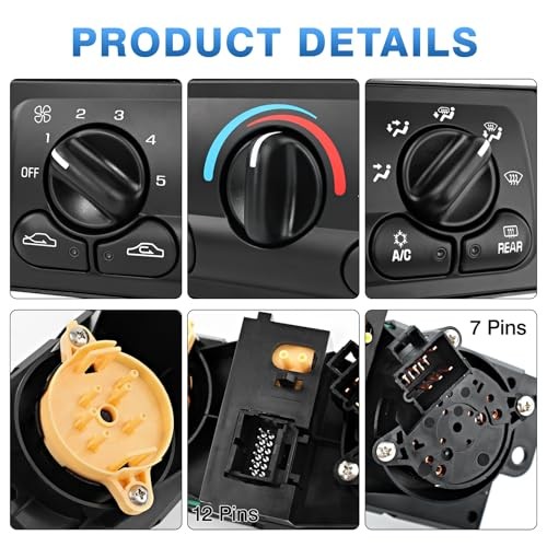 AC Heater Climate Control Module Compatible with 1997-2003 Chevy Malibu 1997
