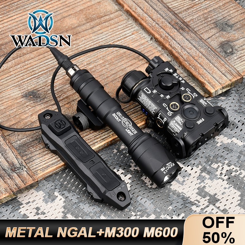 NGAL Metal Tactical IR LASER Red Green Blue Dot Sight M300 m600 Scout Light Lamp