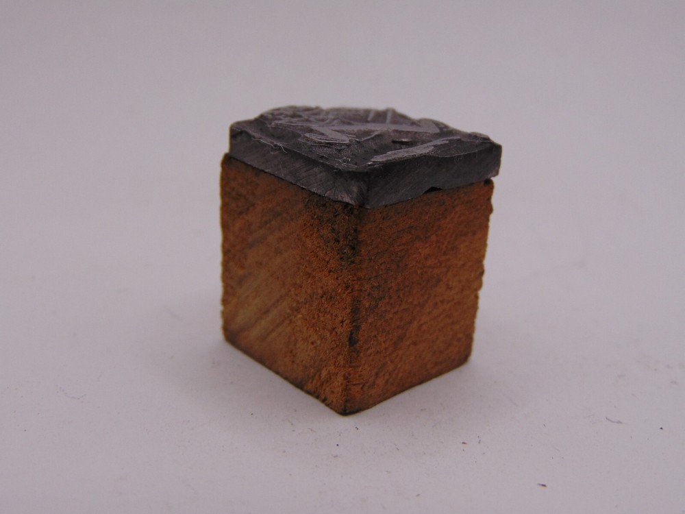 Printing Letterpress Printers Block Running Man