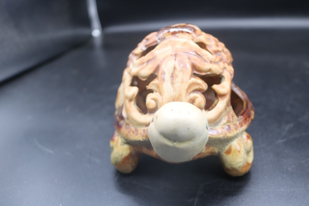 Ceramic Pottery Turtle Tealight Holder