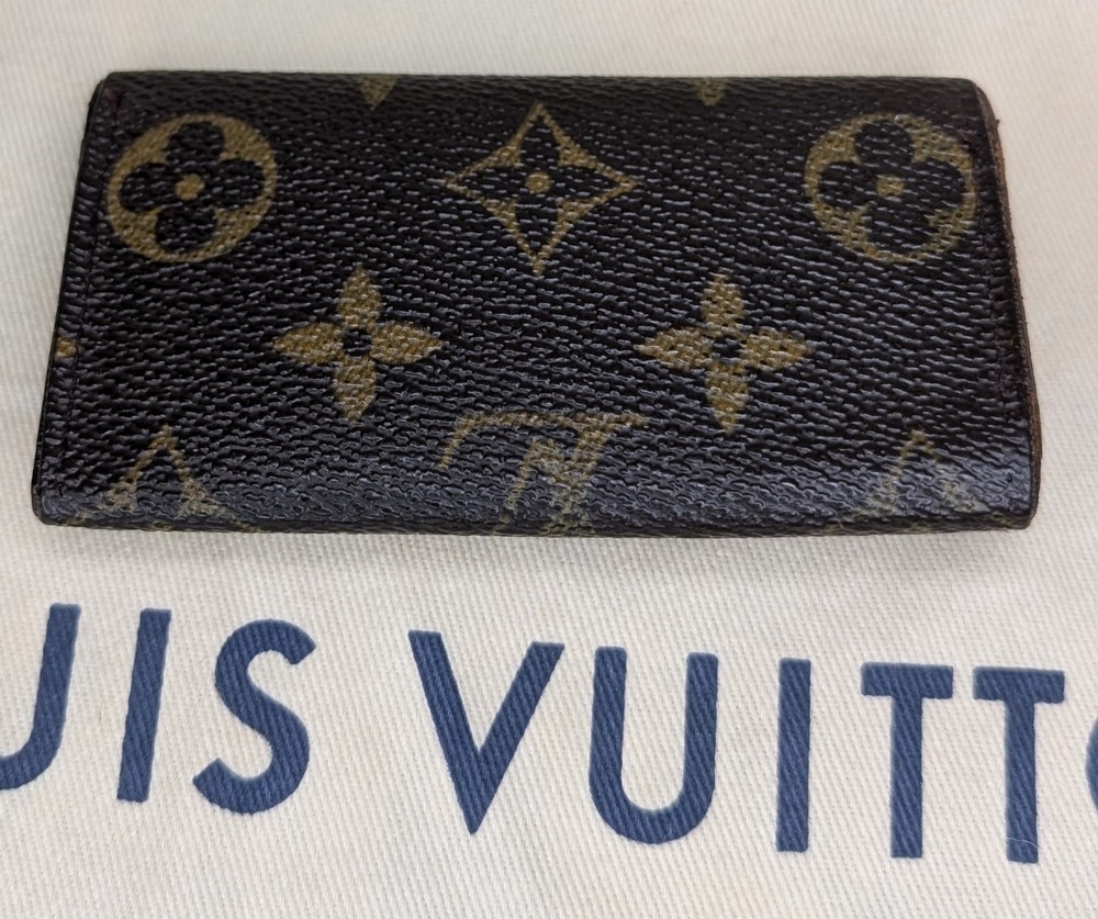 Louis Vuitton Key Case Monogram Multicles 4 Hooks RA0064 Authentic