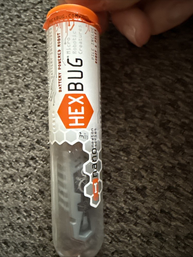 2 Hex Bugs Nano Gray & Blue EUC Works!!!