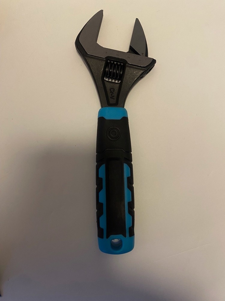DuraTech 8" Wide Opening Adjustable Wrench