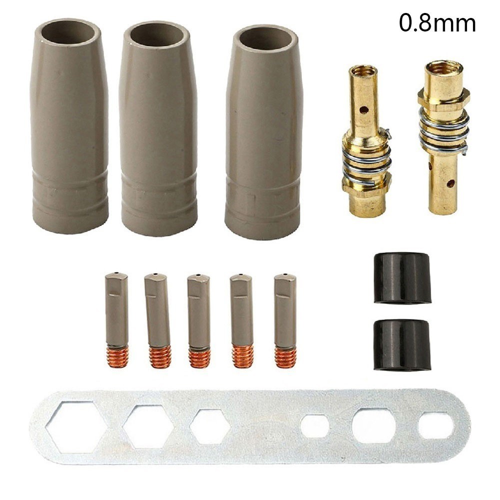Welding Nozzle Set Efficient Slag Removal Lightweight Metal Construction
