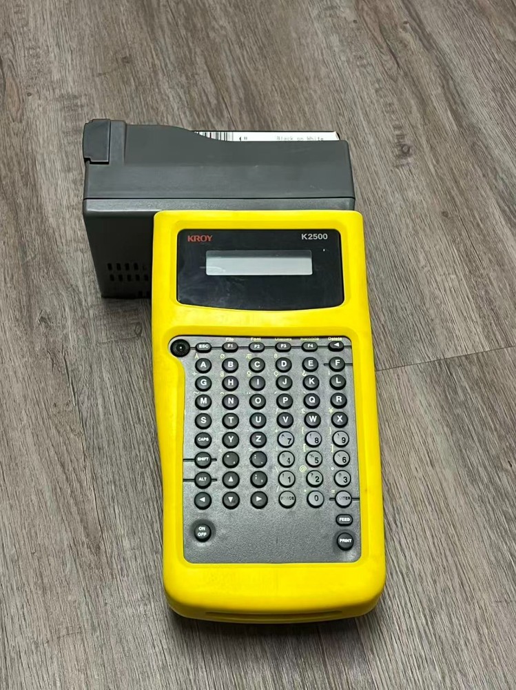 KROY K2500 Industrial Label Printer Wire Marker Machine AS-IS Untested