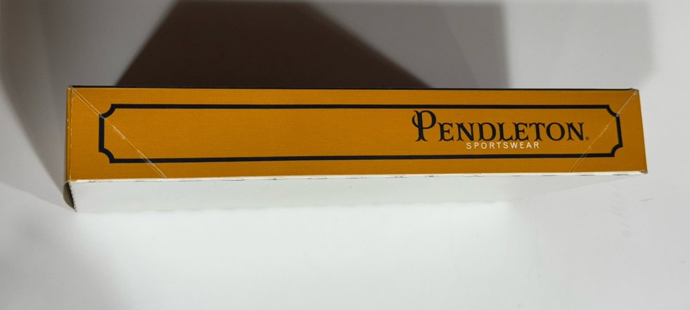 Vintage Empty Pendleton Clothing Box “Always Virgin Wool” 1967