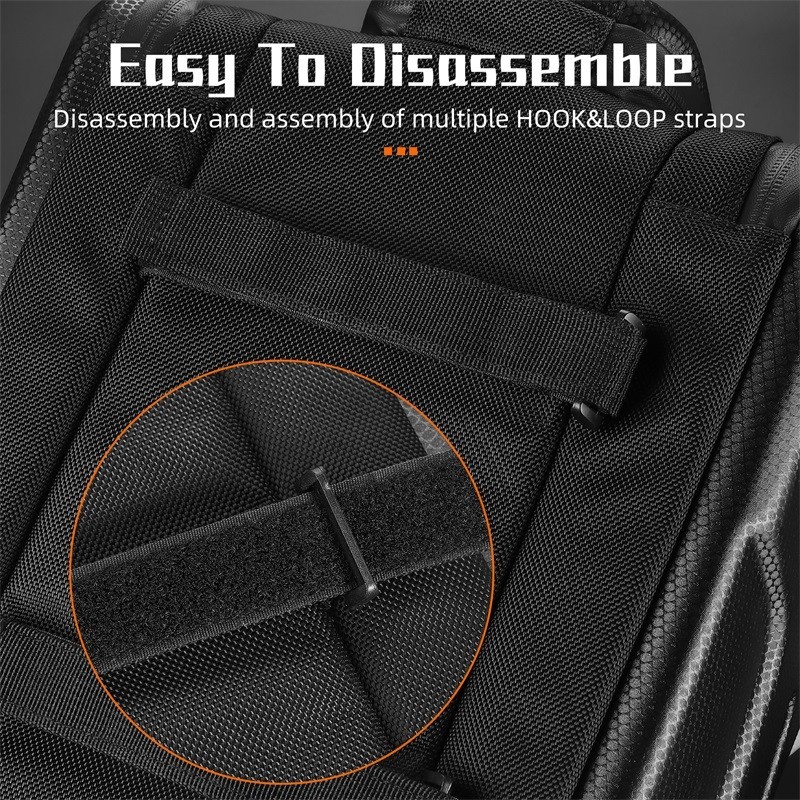 WEST BIKING E-Bike Battery Bicycle Pannier Waterproof Rear Rack Carrier Bag 20L